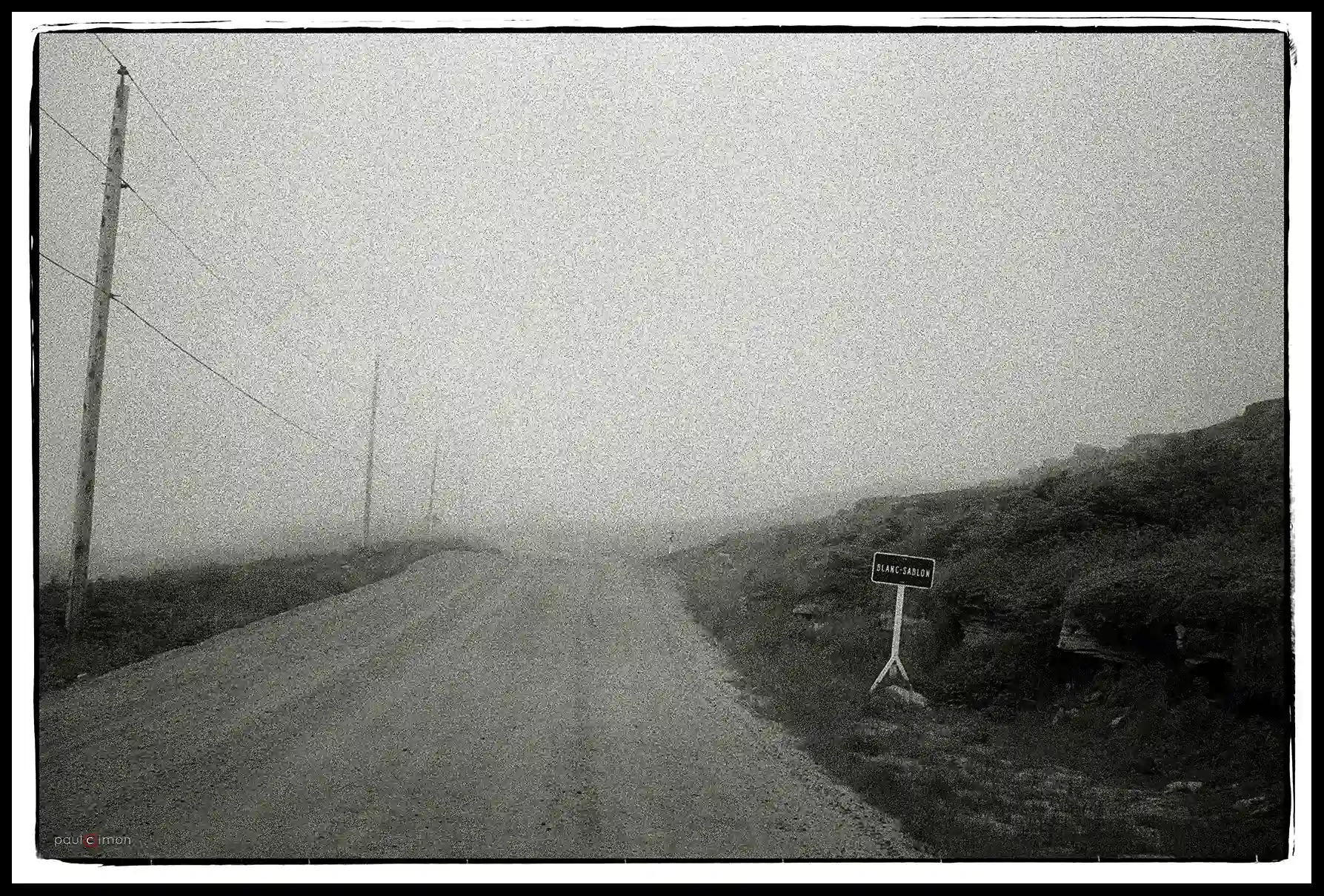 Blanc Sablon  (route brumeuse Blanc Sablon)( jlt 1976 )